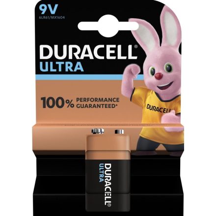 Duracell Ultra 9V MX1604 Alkáli Elem