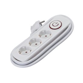 Elmark Hosszabbító Elosztó 3 aljzat 2m + Kapcsoló