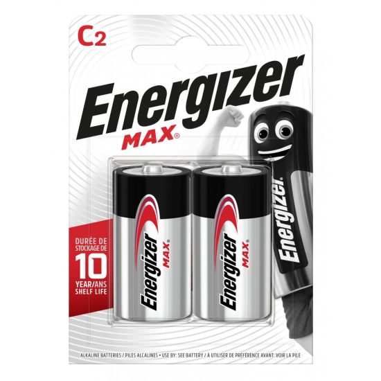 Energizer Max Alkáli C LR14 Baby Elem x 2 db