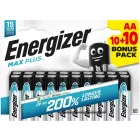 Energizer Max Plus Alkáli AA LR6 Ceruza Elem x 20 db