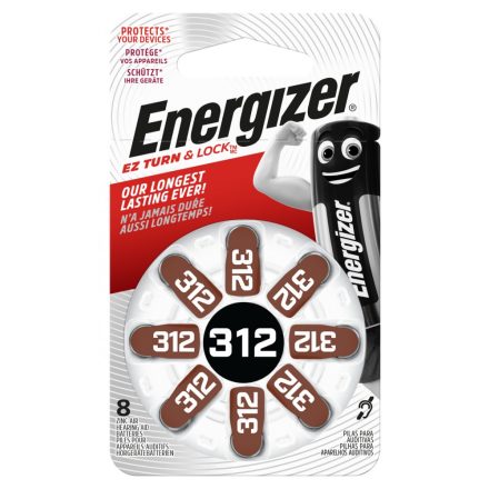 Energizer 312 Hallókészülék Elem x 8 db