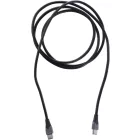 Energizer USB-C - USB-C Bicolor Kábel - 1.2m 2.4A - Fekete-Szürke