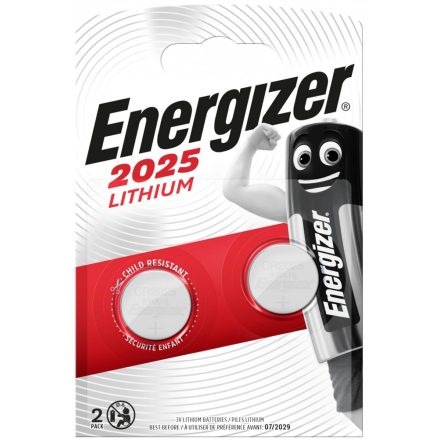 Energizer CR2025 Lithium Gombelem x 2 db