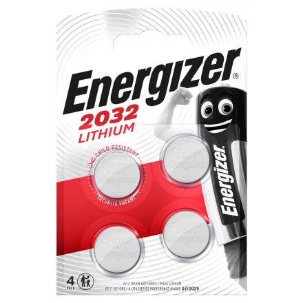 Energizer CR2032 Lithium Gombelem x 4 db
