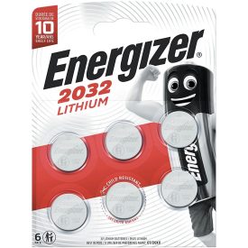 Energizer CR2032 Lithium Gombelem x 6 db Energizer CR2032 Lithium Gombelem x 6 db