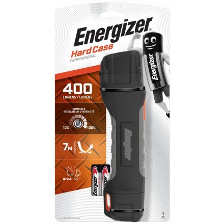 Energizer HardCase Pro 4AA Elemlámpa - 400 lm - Elemmel