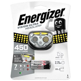 Energizer Vision Ultra Fejlámpa - 450 lm - elemmel Energizer Vision Ultra Fejlámpa - 450 lm - elemmel