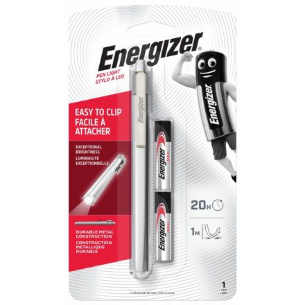 Energizer Metal Pen Light - Led Toll Lámpa - 35 lm - 2x AAA elemmel