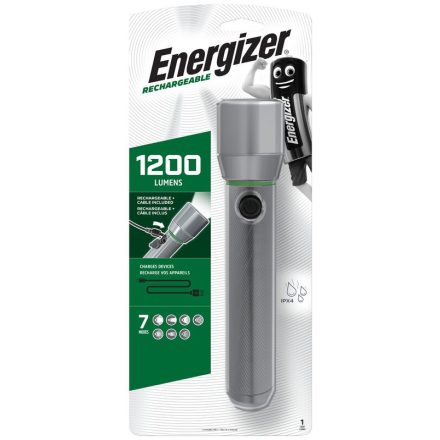 Energizer Vision HD Rechargeable Metal Light - 1200 lm - USB - Akkuval