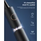 FairyWill P11 Szónikus Elektromos Fogkefe Fejkészlettel és Tokkal - Fekete