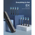 FairyWill P11 Szónikus Elektromos Fogkefe Fejkészlettel és Tokkal - Fekete