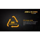 Fenix ARB-L18-3400 - 18650 3.6V 3400mAh Li-Ion akkumulátor