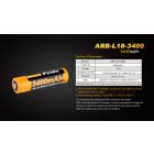 Fenix ARB-L18-3400 - 18650 3.6V 3400mAh Li-Ion akkumulátor