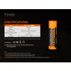 Fenix ARB-L21-5000 V2.0 - 21700 3.6V 5000mAh Li-Ion akkumulátor