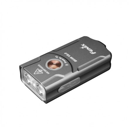 Fenix  E03R V2.0 Újratölthető Kulcstartó Lámpa - 500 lm - USB-C - Szürke