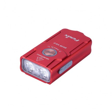 Fenix  E03R V2.0 Újratölthető Kulcstartó Lámpa - 500 lm - USB-C - Piros