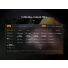 Fenix  E35R Újratölthető Elemlámpa - 3100 lm - USB-C + 1x 21700