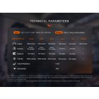 Fenix PD36R PRO Újratölthető Taktikai Lámpa - 2800 lm - USB-C + 1x 21700