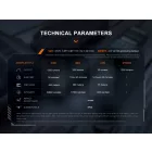 Fenix TK05R Újratölthető Taktikai EDC Lámpa - 1000 lm - USB-C + 1x 18350