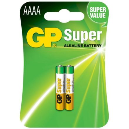 GP Super AAAA E96 25A Alkáli Elem - 2 db
