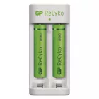 GP Eco E211 NiMH akkumulátor töltő + 2 db AAA 800mAh Recyko akkumulátor
