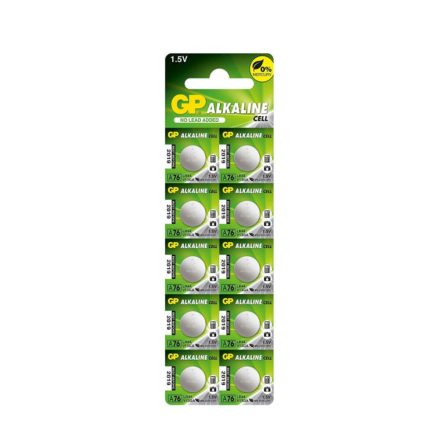 GP LR44 AG13 A76 Gombelem x 10 db