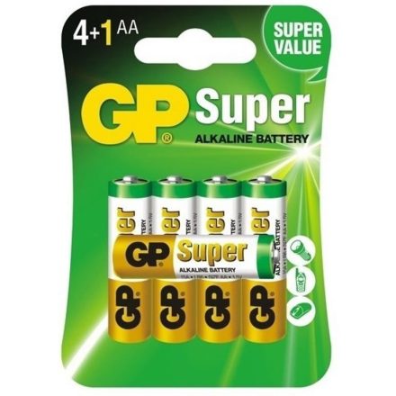 GP Super Alkáli AA Ceruza LR6 elem x 5 db