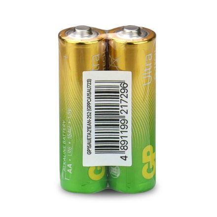 GP Ultra Alkáli AA Ceruza LR6 elem x 2 db, fóliában