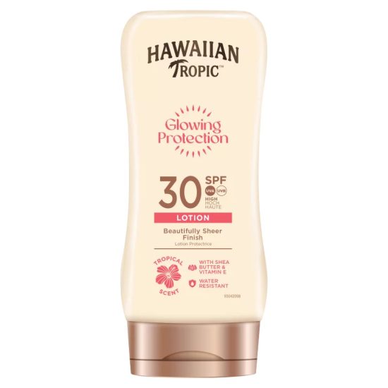 Hawaiian Tropic Glowing Protection SPF30 Naptej 180 ml