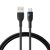 Joyroom USB - USB-C LED Kábel - 1.2m 3A - Fekete