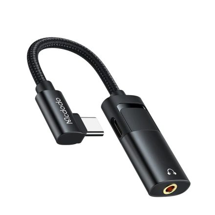 Mcdodo USB-C - USB-C + 3,5mm Adapter - Fekete