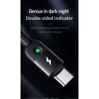 Mcdodo Omega CA-6420 USB-A - USB-C Spirál Kábel - 1,8m 2A - Fekete