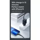 Mcdodo Hálózati Töltő - USB-A + USB-C -33W - C+C Kábellel  - Fekete