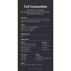 Mcdodo Hálózati Töltő - USB-A + USB-C -33W - C+C Kábellel  - Fekete