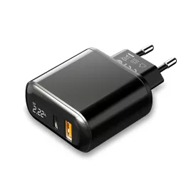 Mcdodo Hálózati Töltő - USB-A + USB-C -20W  - Fekete