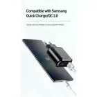 Mcdodo Hálózati Töltő - USB-A + USB-C -20W  - Fekete