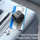McDodo Univerzális Hálózati Töltő EU/US/AU/UK - 2xUSB-A + USB-C PD 20W