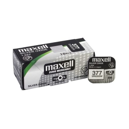 Maxell 377 SR626 Gombelem