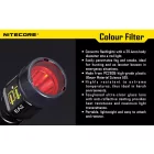 Nitecore NFR25 Piros Szűrő