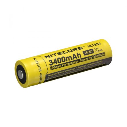 Nitecore 18650 3,7V 3400mAh védett Li-Ion akkumulátor