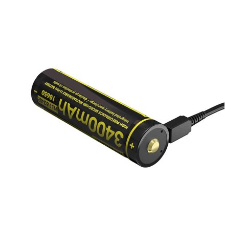 Nitecore 18650 3,6V 3400mAh USB-s Li-Ion akkumulátor