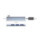 Orico USB-C HUB - 2x USB 2.0 + USB 3.1 5Gbps - Szürke
