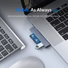 Orico USB-C HUB - 2x USB 2.0 + USB 3.1 5Gbps - Szürke