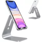 Omoton C1 Asztali Telefon Tartó - Ezüst
