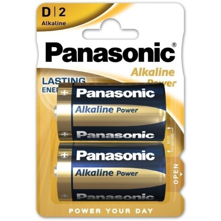 Panasonic Alkaline Power D LR20 Góliát Elem x 2 db