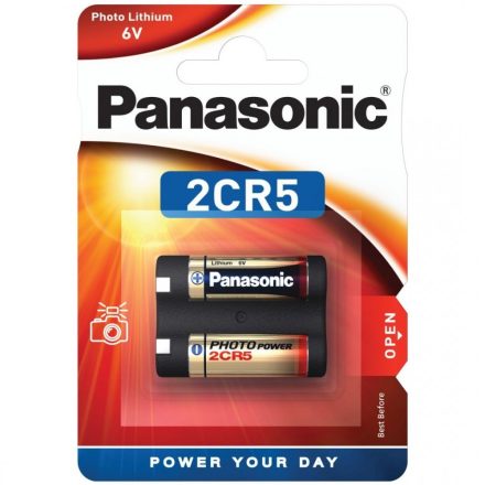 Panasonic 2CR5 Lítium Fotó Elem
