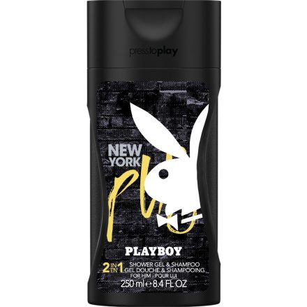 Playboy New York 2in1 Férfi Tusfürdő és Sampon 250ml