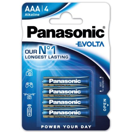 Panasonic Evolta AAA LR03 Mikro Elem x 4 db