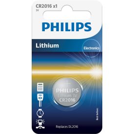 Philips CR2016 Lithium Gombelem Philips CR2016 Lithium Gombelem