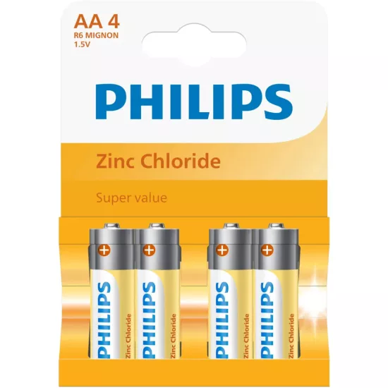 Philips LongLife Féltartós AA Ceruza Elem x 4 db
